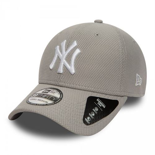 Casquette de Baseball MLB New York Yankees New Era Diamond Era 39Thirty Gris taille casquette XS/S (51.154.9cm)