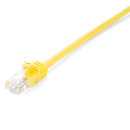 v7 cable rj45 cat5e utp jaune 5m 100 percent cuivre noir