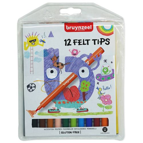 Feutres Bruynzeel Sans Gluten 12 pièces