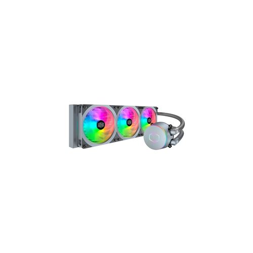 COOLER MASTER ML 360P Silver Edition - WaterCooling Processeur AIO (Intel & AMD), 3x 120mm RGB Adressable - Gris