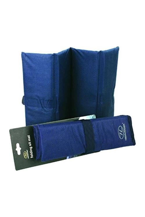 HIGHLANDER Tapis siege pliant Bleu