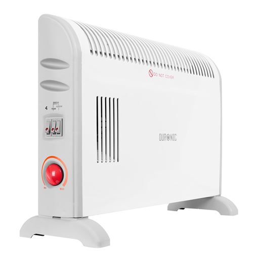 Duronic HV120 Radiateur soufflant avec fonction Turbo ? Convecteur avec ventilateur turbo (750W, 1250W ou 2000W)