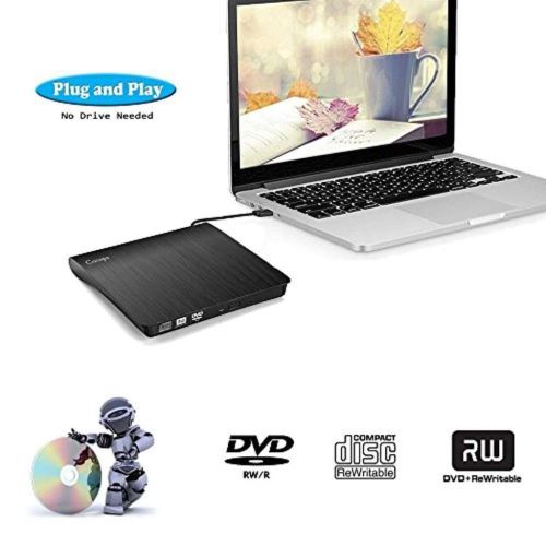 Lecteur CD/DVD Externe,USB 3.0 Graveur DVD Externe CD Enregistreur