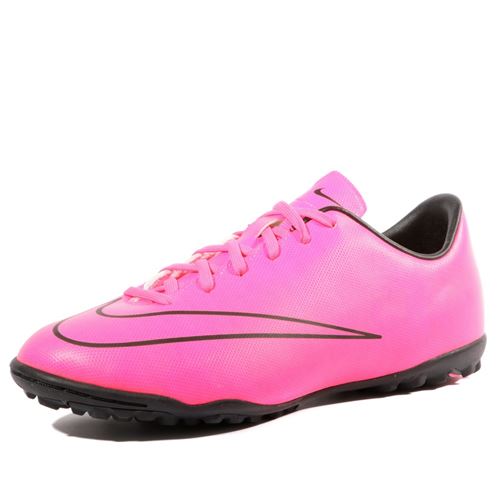 Chaussures de Football Multi-crampons pour Enfants Nike JR Mercurial Victory V TF Rose - 38.5 (EU) - 6Y (US)