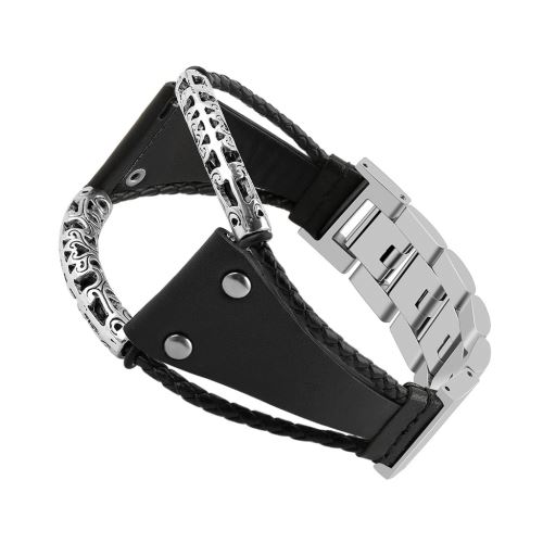Bracelet en Acier Inoxydable Montre Smart Watch Band Bracelet pour Apple Montre Série 4 40Mm Noir PL920