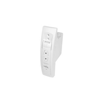 Enrouleur de sangle universel électrique superrollo GW60 Motorisation pour volet roulant 4 en 1 pour volets roulants jusqu'à 25 kg, sonde solaire incluse, pour montage en saillie et encastré, blanc - 1