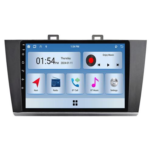 Autoradio RoverOne® Bluetooth CarPlay 2 Din 6Go RAM 128Go ROM pour Subaru Outback 5 2014-2018 Legacy 6 2014-2017