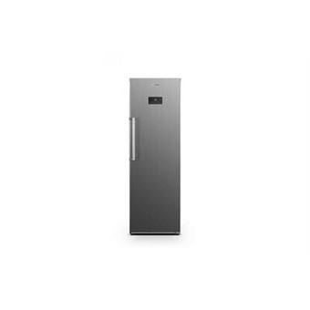 REFRIGERATEUR 1 PORTE 360L NO FROST POIGNEE A DEPRESSION - CLASSE E DISPLAY - PORTE BOUTEILLE 185CM INOX