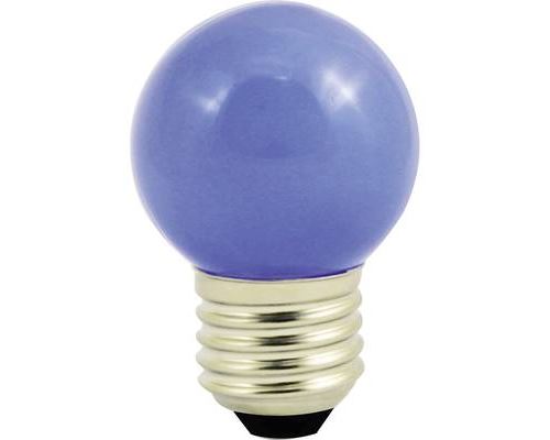 LED E27 LightMe LM85251 1 W bleu (Ø x L) 45 mm x 70 mm