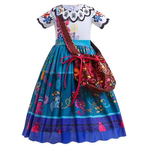 Encanto Dress Mirabel Costume pour filles Madrigal Rwanda