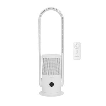 Ventilateur Tour Tarrington House - 45 W, 3 Vitesses, Oscillation 80°, Télécommande, Minuterie 12h - Noir (30 X 102 Cm)