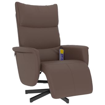 Vidaxl fauteuil inclinable de bureau rose similicuir VIDAXL Pas