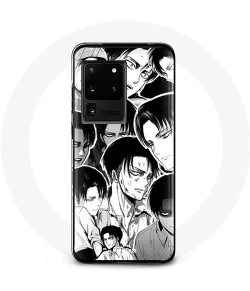 Coque pour Samsung Galaxy S20 Ultra Attaque des Titans Manga Levi Ackerman Maniacase