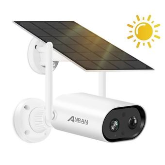 2K Camera Surveillance WiFi Exterieure,6MP PTZ Outdoor IP Caméra Extérieur avec Double Objectif
