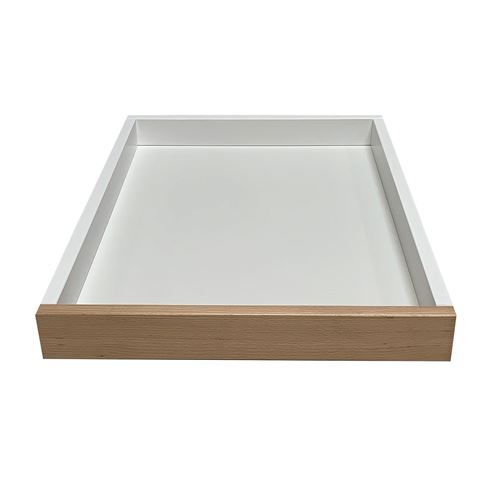 Combelle - Plateau optionnel pour table à langer Margot bicolore blanc