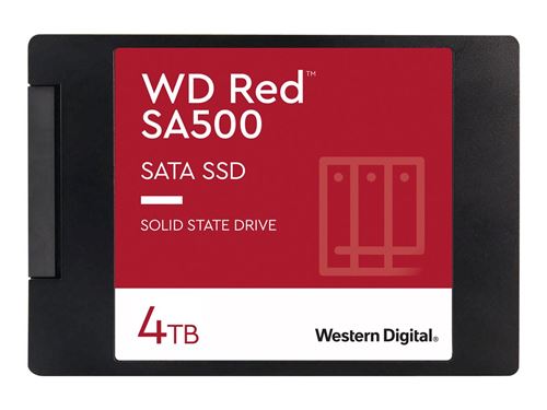WD Red SA500 NAS SATA SSD WDS400T1R0A - SSD - 4 TB - intern - 2.5 - SATA 6Gb/s