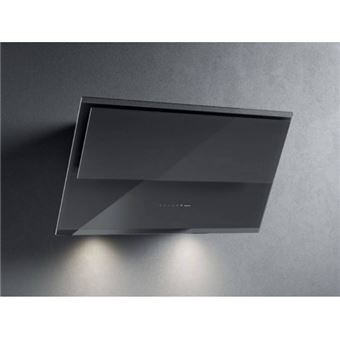 Hotte murale FALMEC VERSO1240, 55cm, commandes tactiles , finition Grise, moteur 4 vitesses, Debit boost = 750m3/h, Puissance acoustique max = 58dB. Eclairage LED. Classe energetique : A