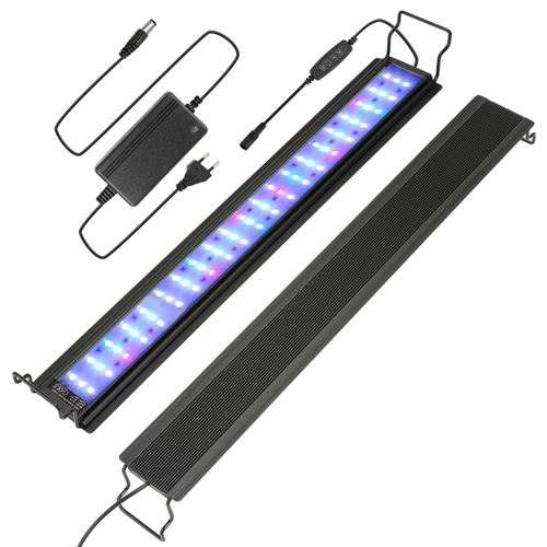 Meilleurs prix pour Aquarium LED avec minuterie décoration poissons d'eau salée RVB, 45-70cm