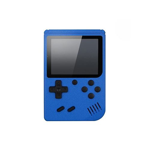 Console de jeux portable avec 400 jeux retro couleur bleu