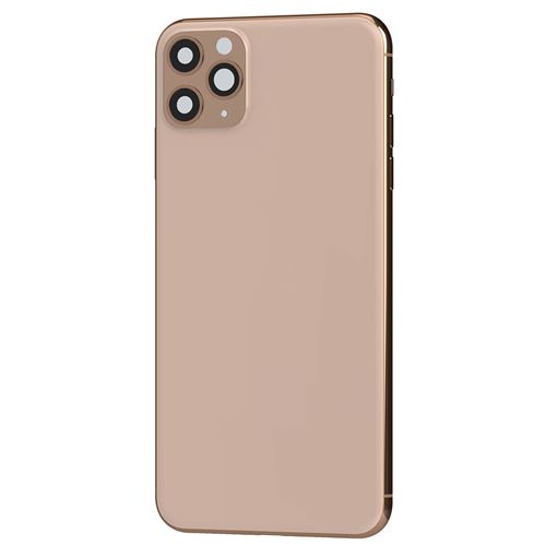 Châssis iPhone 11 Pro Max avec Vitre arrière de remplacement Clappio Rose champagne