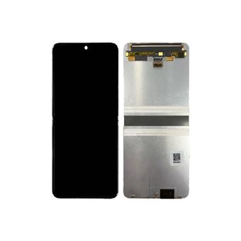 Écran + Vitre Tactile Externe Noir Pour OPPO Find N2 Flip - Original - Neuf