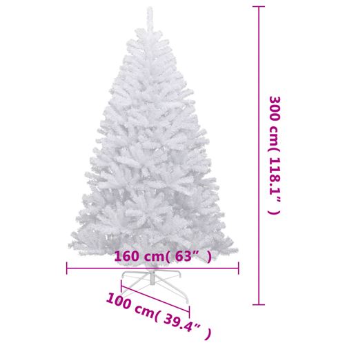 vidaXL Sapin de Noël artificiel à charnières avec neige floquée