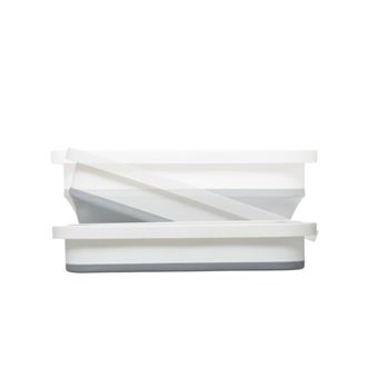 Paris Prix Five Simply Smart Bassine Pliable Avec Bouchon Vidange 8L Blanc - Pratique Et Compacte
