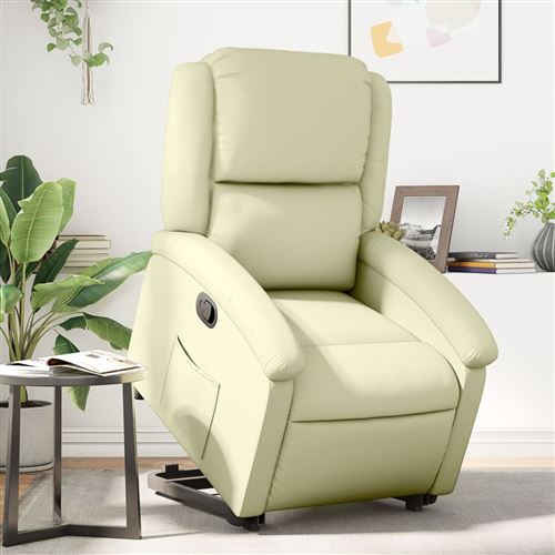 Non Communiqué Crème Vidaxl Fauteuil De Relaxation Inclinable Echt Eer