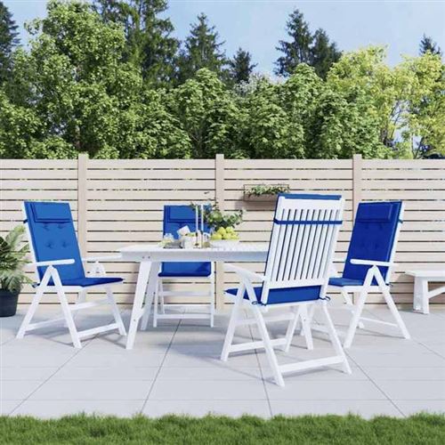 Lot de 4 chaise de bureau GENERIQUE en plastique non pliable H. 50 cm interieur