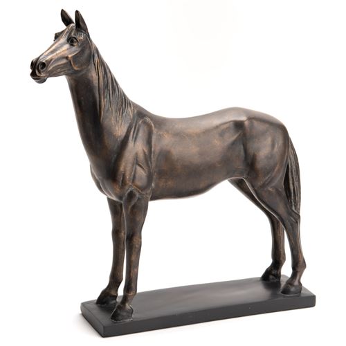 Non Communiqué Bronze/Marron Statue : Cheval À Poser Grand Modèle - Amadeus - Résine