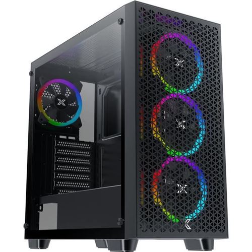 Boîtier Pc - Xigmatek - Gaming G Pro (Noir) - Moyen Tour - Format E-Atx - Sans Alimentation