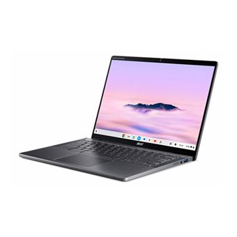 Acer Chromebook Plus Spin 714 CP714-1HN - Conception inclinable - Intel Core Ultra 5 - 115U / jusqu'à 4.2 GHz - Chrome OS - Intel Graphics - 16 Go RAM - 512 Go SSD NVMe - 14" IPS écran tactile 1920 x 1200 - Wi-Fi 6E - gris acier - clavier : Suisse Allem