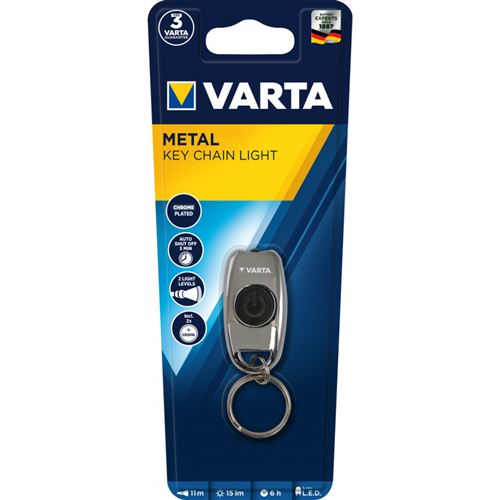 Lampe torche porte-clé indestructible Varta 12 lumens