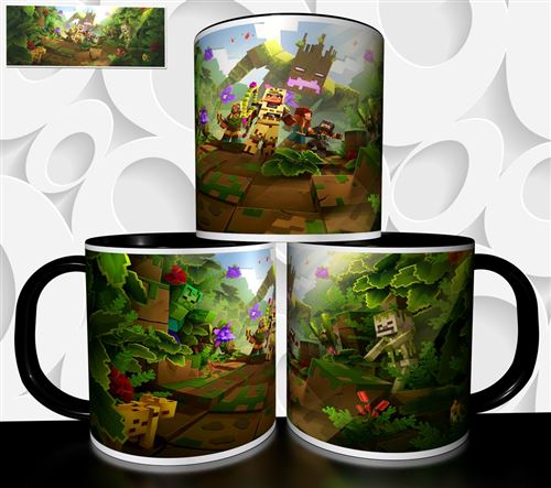 Non Communiqué Blanc Mug Personnalisé Tasse À Café - Jeu Video Minecraft Réf 1224