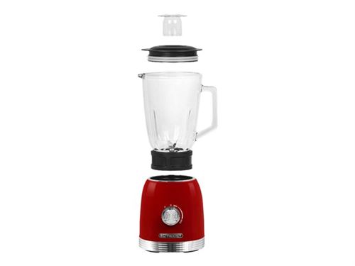 Schneider Feeling's Vintage SCBL15R - Bol mixeur blender - 1.5 litres - 800 Watt - rouge