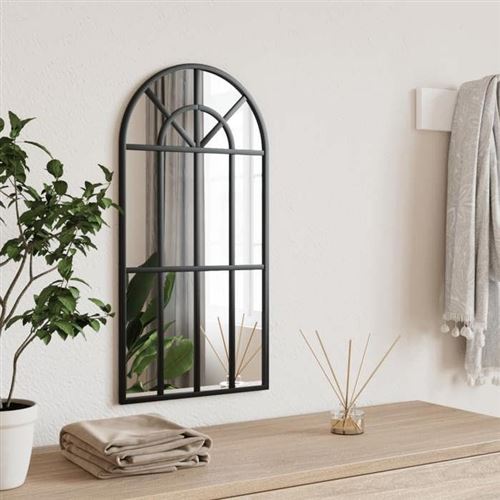 Vidaxl Noir Miroir Arche - Image 3