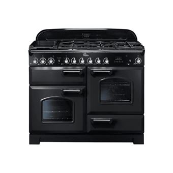 Falcon Classic Deluxe Collection TERRE 110 - Cuisinière (four à deux étages) - pose libre - largeur : 109.2 cm - profondeur : 67 cm - hauteur : 93 cm - avec système auto-nettoyant - charbon