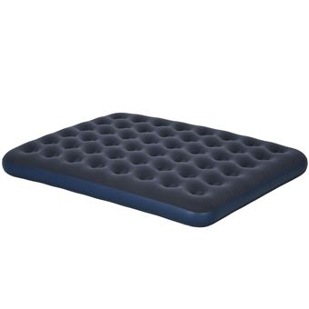 Matelas Pneumatique 178x116 Cm - Base Antidérapante Bleu - Pour Adultes Et Enfants - Neuf