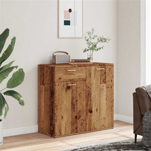 Vidaxl Buffet Vieux Bois 80X36x75 Cm - Image 3