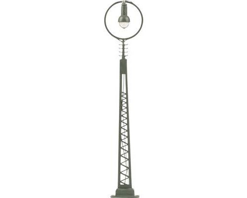 Réverbère sur mât en treillis simple N Faller 272225 modèle fini