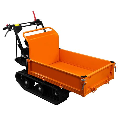 Monstershop Tracked Mini Dumper Petrol Transporter in Orange