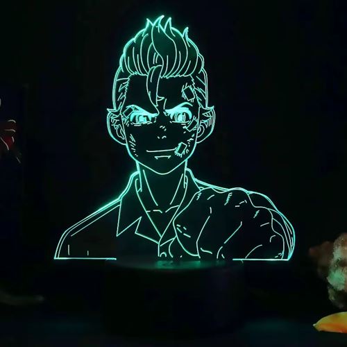 Lampe 3D Tactile Veilleuses Enfant MY2121 Tokyo Revengers 16 Couleurs avec Telecommande