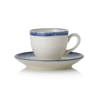 x  6 tasses à espresso et soucoupes en Porcelaine 0,09 L Marina H 75 mm   Was Germany - 1