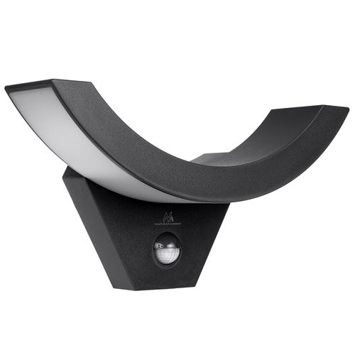 Lampe LED avec capteur de mouvement infrarouge Maclean Energy MCE290 B 800lm 10W IP54 noir
