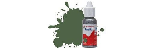 Peinture Humbrol Acrylic Dropper Bottle 14ml 117 Us Light Green - Matt - Humbrol