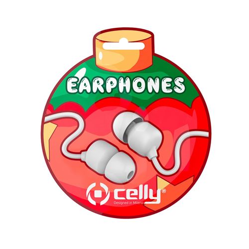 Celly XMASEARBALLWH écouteur/casque Avec fil Ecouteurs Appels/Musique Blanc