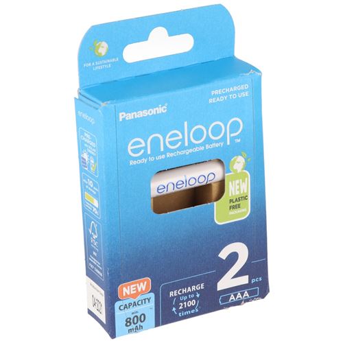 Eneloop HR03 Micro (AAA)-Akku NiMH 800 mAh 1.2V 2St.