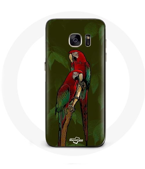 Coque pour Samsung Galaxy S6 Pionus Perroquet Rouge Maniacase
