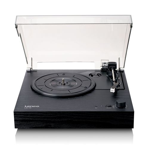 Plattenspieler mit Bluetooth®, zwei integrierten Lautsprechern und AT