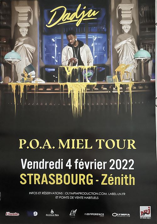 DADJU - P.O.A. Miel Tour - 80x120cm - AFFICHE